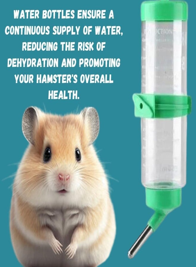 ويستيرن إرا زجاجة ماء معلقة من ويسترن إيرا، مع موزع طعام - مانعة للتنقيط، مانعة للتسرب، مثالية للحيوانات الصغيرة، لحيواناتك الأليفة المحبوبة، حافظ على رطوبتك، حافظ على سعادتك (أصفر 125 مل) - Image 4